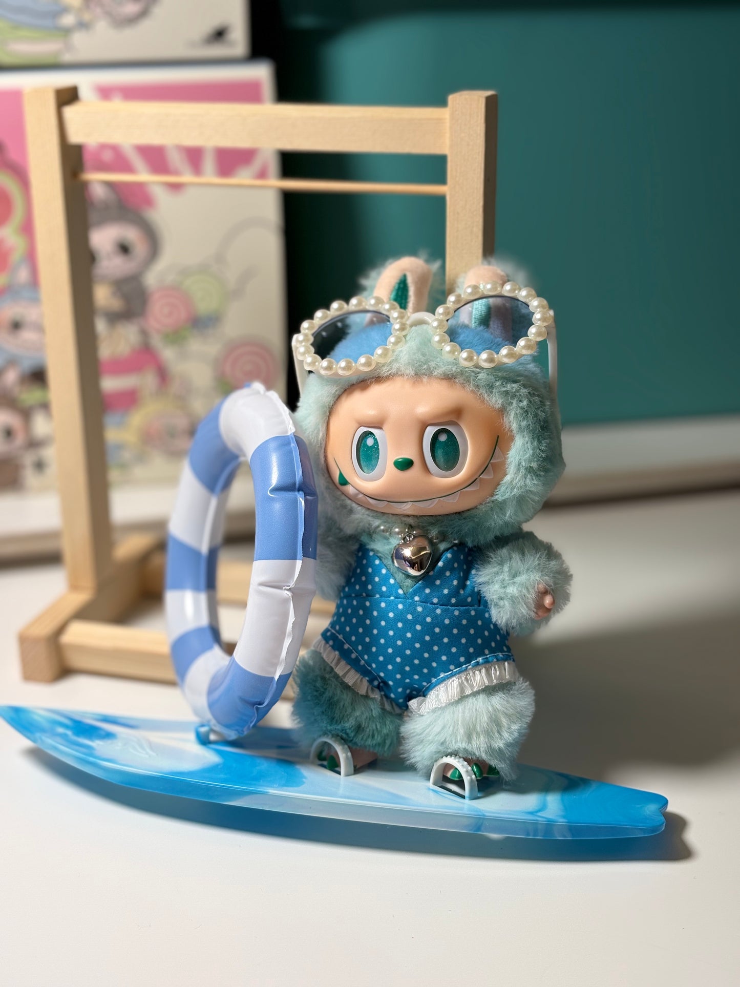 Labubu Beach Vacation Set