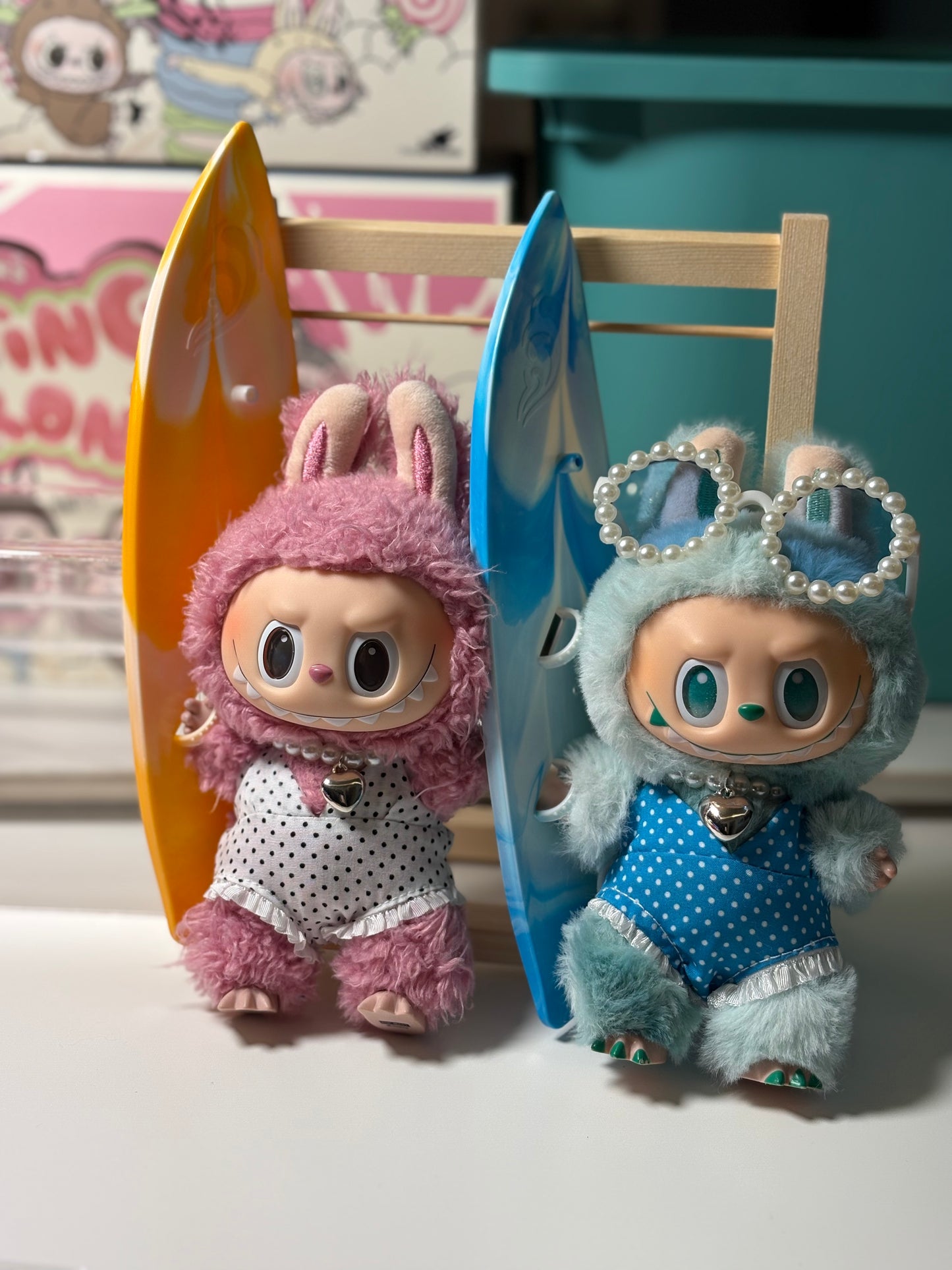 Labubu Beach Vacation Set