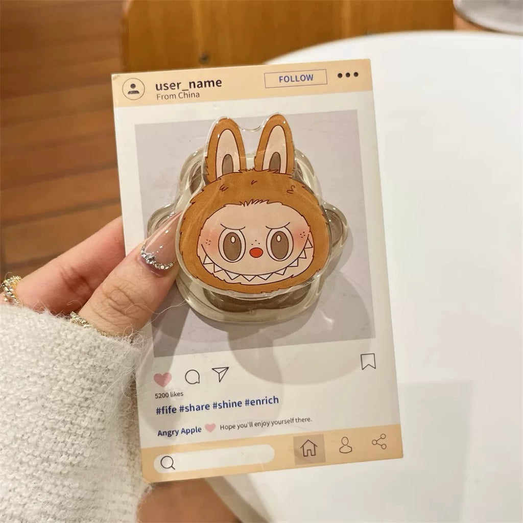 Labubu phone stand, labubu phone accessories, cute phone accessories