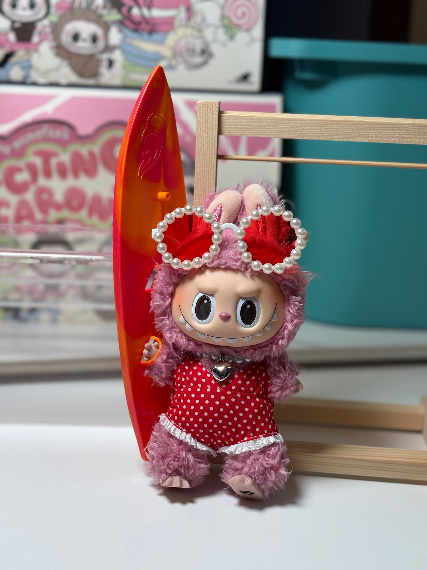 Labubu Beach Vacation Set