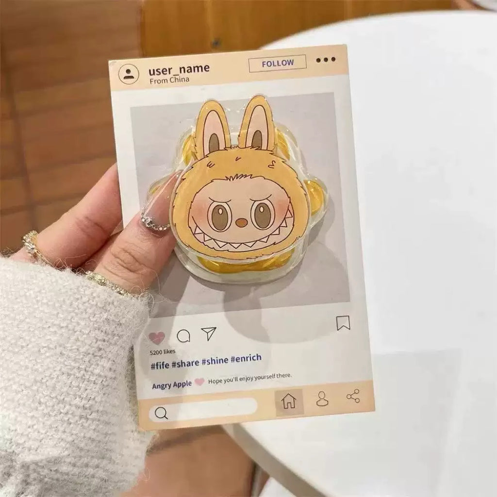 Labubu phone stand, labubu phone accessories, cute phone accessories